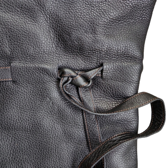 SOLD Chloe Black Grain Pebble Leather OTK Over The Knee Thigh High Boot 9 IT 39 - Picture 9 of 16